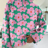 Mirellia™ | Kukallinen korkeakauluksinen neulepaita