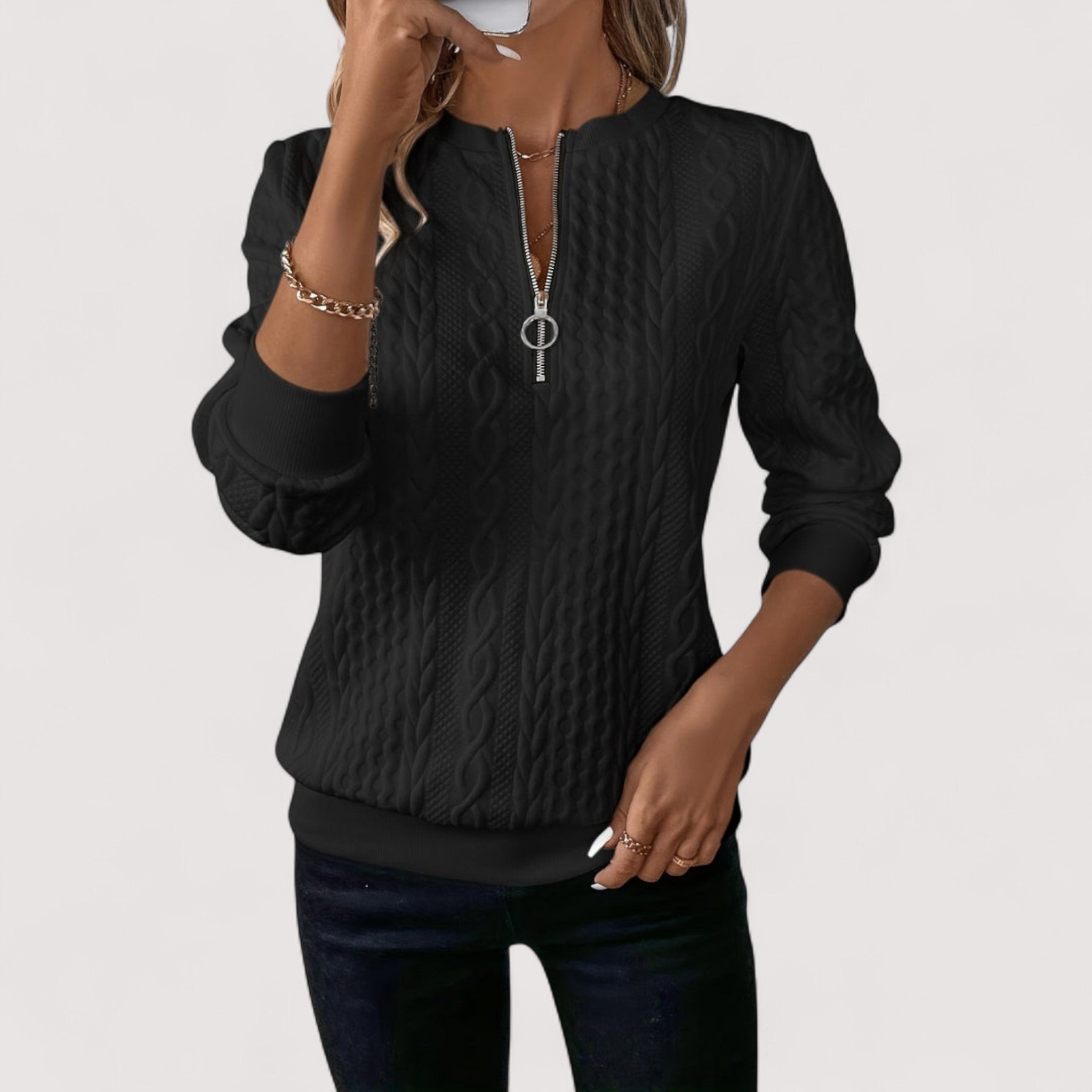 Birgit™ | Tyylikäs neulepaita