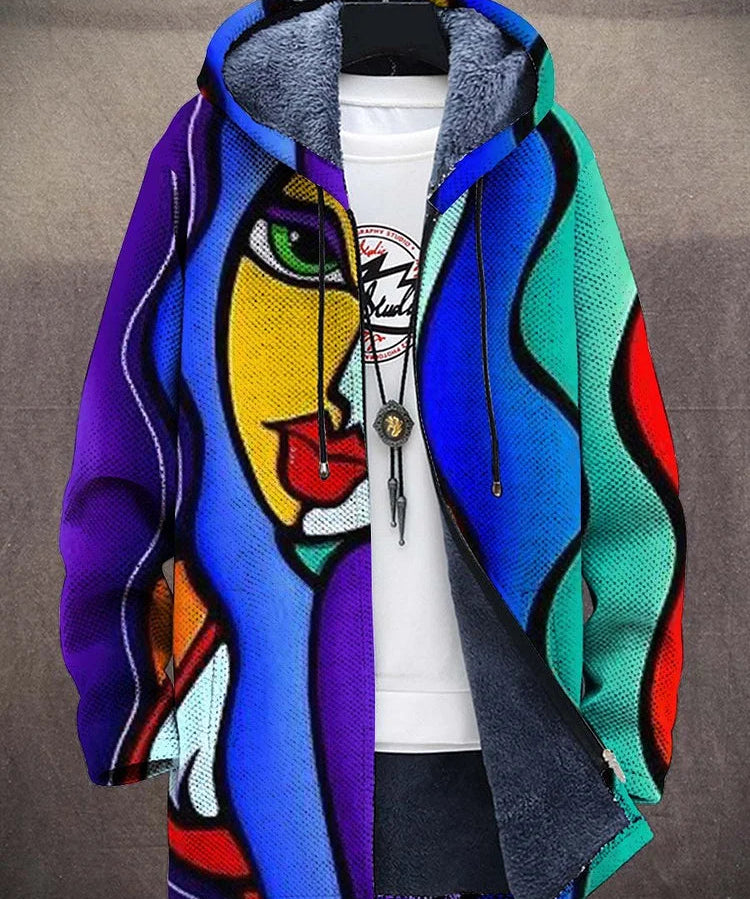 Aili | Unisex-huppari, luksustaiteesta inspiroitu