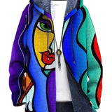 Aili | Unisex-huppari, luksustaiteesta inspiroitu