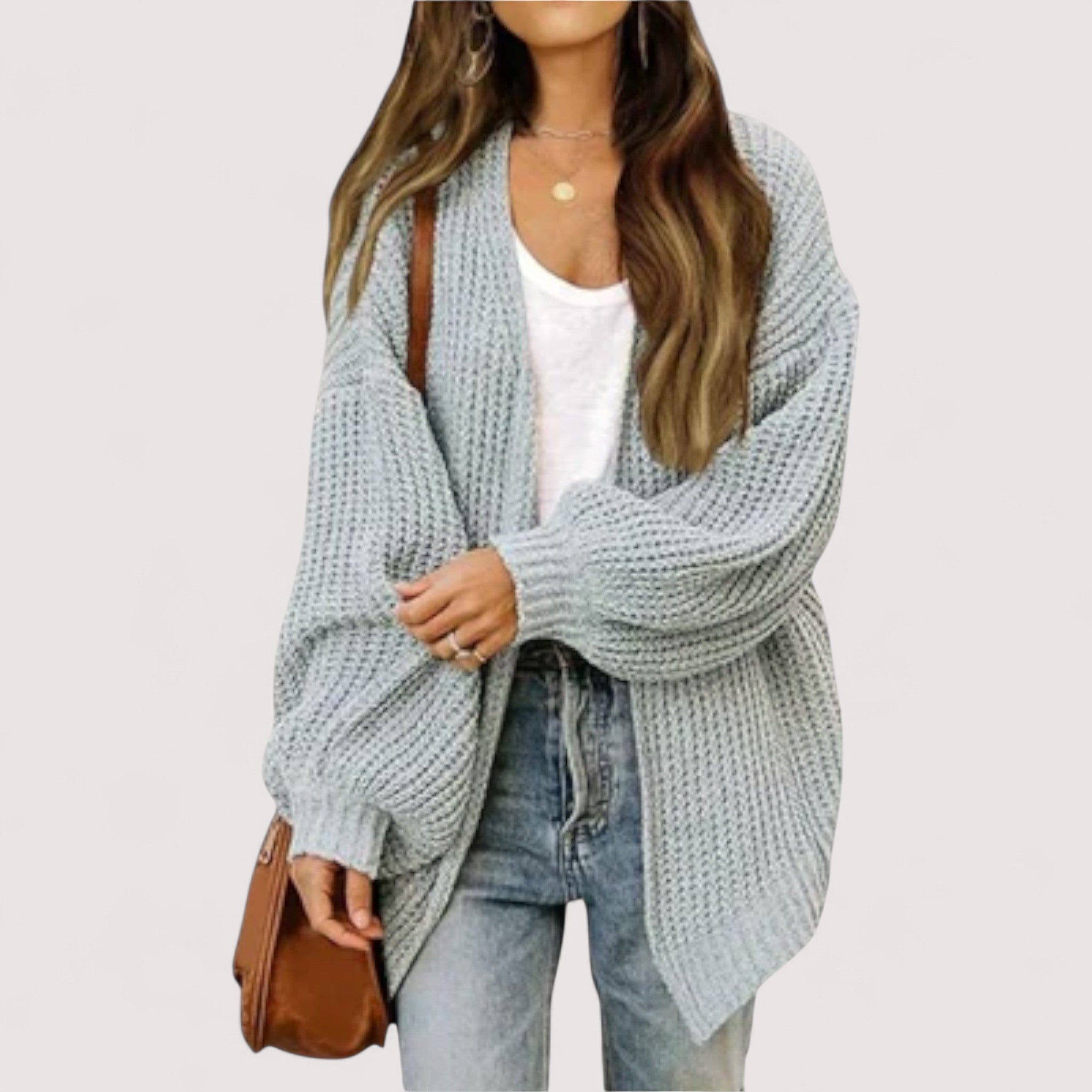 Iveta™ | Rentouttava neulottu neuletakki