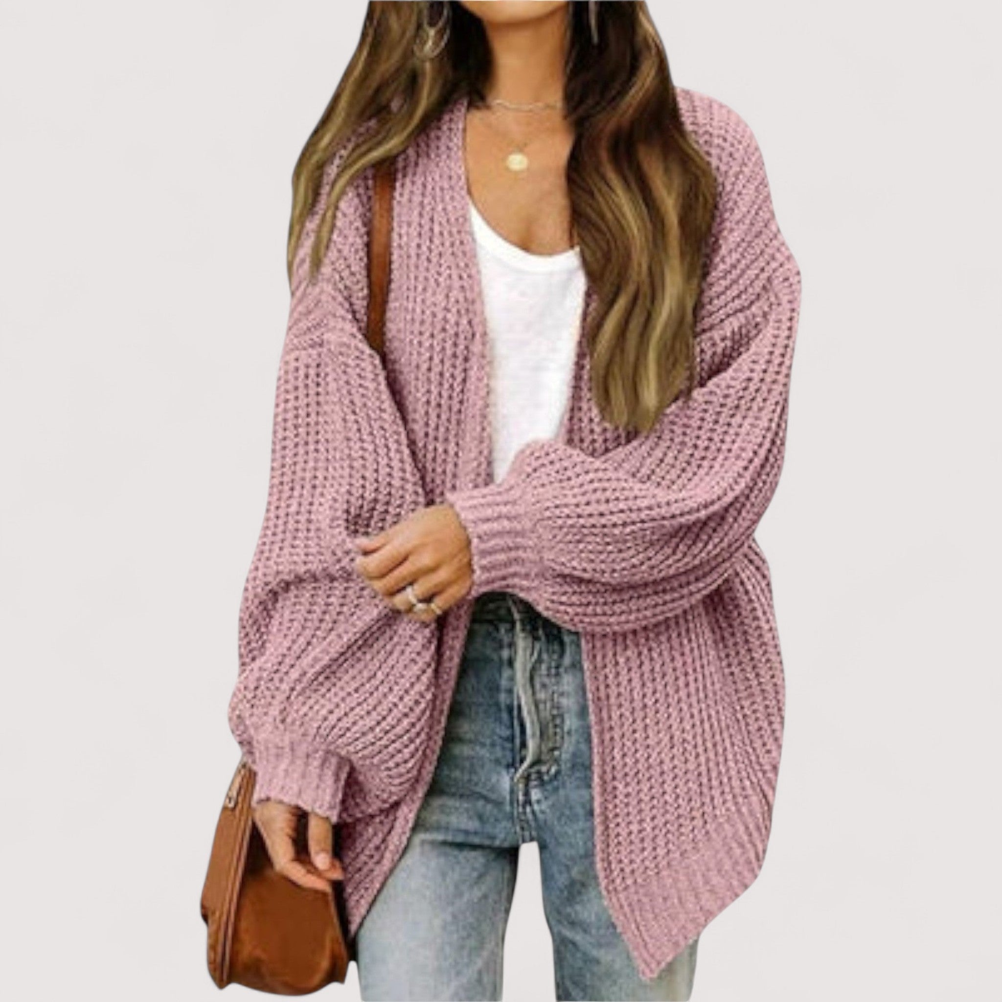 Iveta™ | Rentouttava neulottu neuletakki