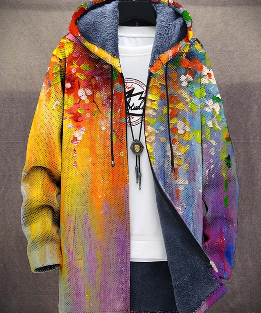 Elena | Unisex-huppari, luksustaiteesta inspiroitu