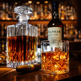 Viskipullo - Pullo ja lasit -setti