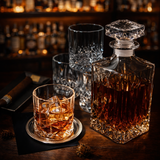 Viskipullo - Pullo ja lasit -setti