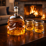 Viskipullo - Pullo ja Lasit - Setti