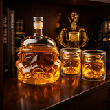 Viskipullo - Pullo ja Lasit - Setti