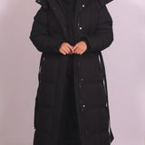 Carmen™ | Pitkä vyöllinen toppatakki