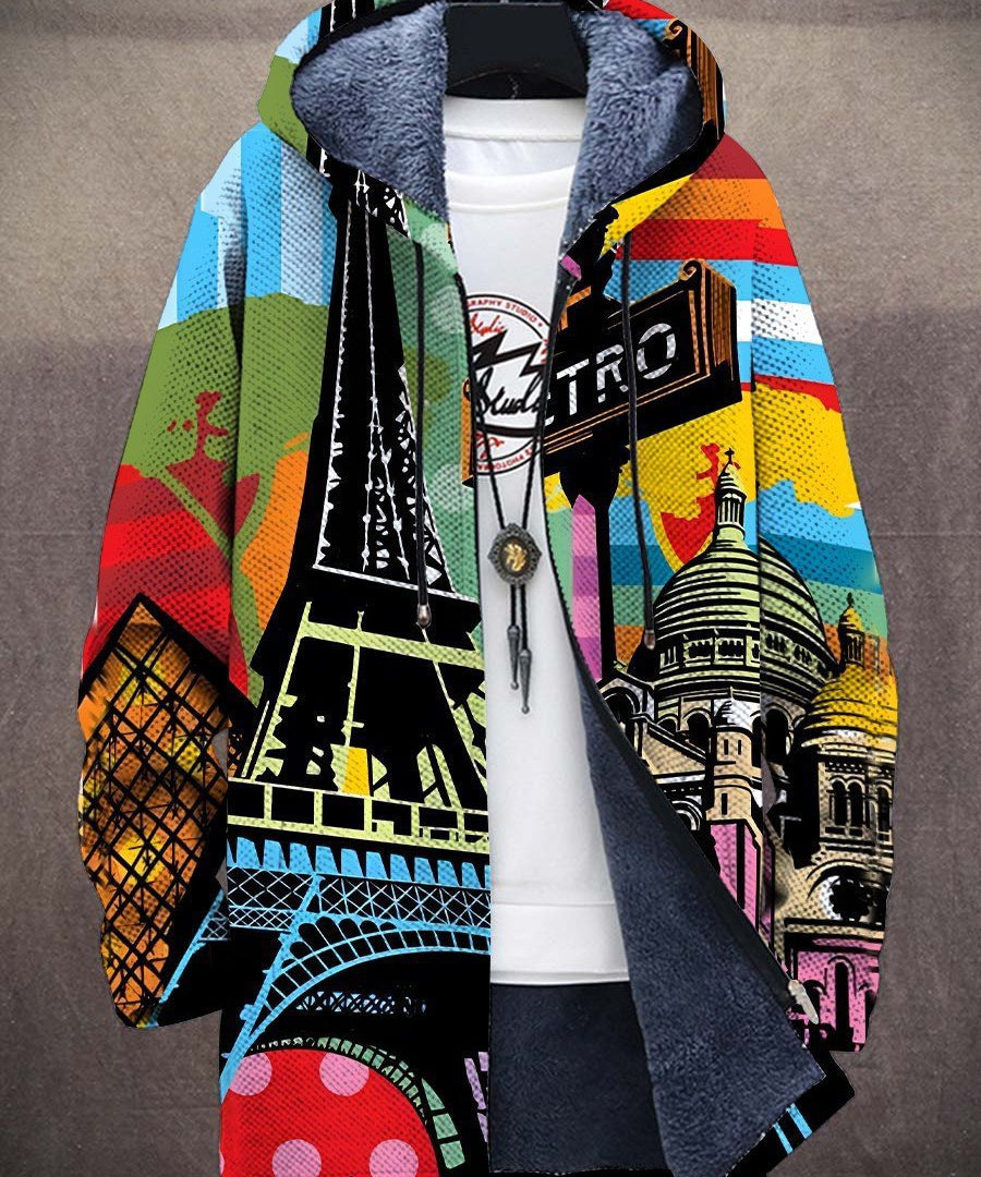 Matti | Unisex-huppari, luksustaiteesta inspiroitu