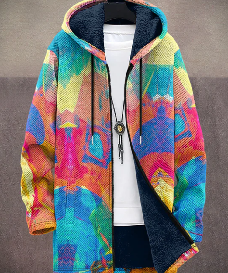 Tiina | Unisex-huppari, luksustaiteesta inspiroitu