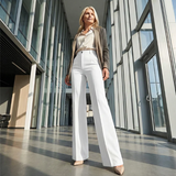 Kyllikki™ | Korkeavyötäröiset suorat housut