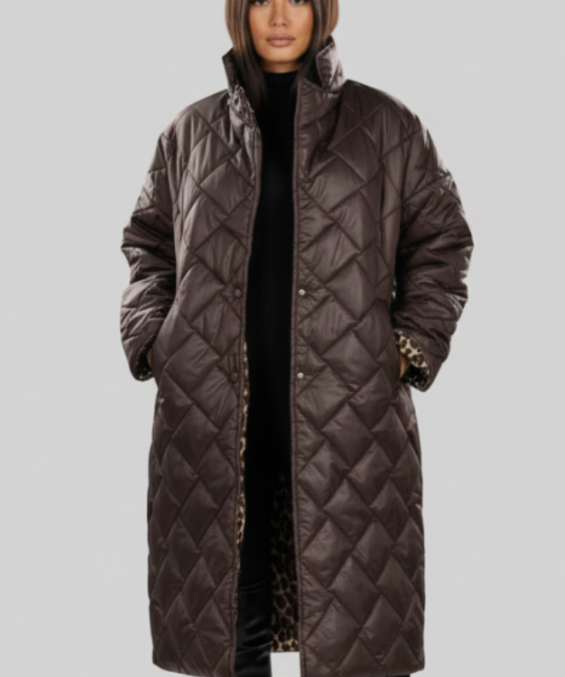 Kaarina™ | Tyylikäs leopardikuosinen takki