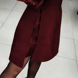 Ariane™ | Tyylikäs mekko patchwork-yksityiskohdilla