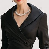 Lorenza™ | Midi-Satiini-Mekko