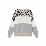 Louise™ | Elegantti leopardineulepusero