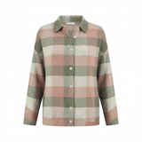 Isabel™ | Ruudullinen pusero lämpimissä syksyn sävyissä