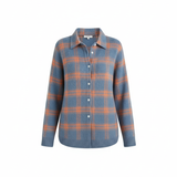 Laura™ | Ruudullinen pusero lämpimissä syksyn sävyissä