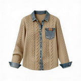 Simone™ | Denim-tilkkupaita