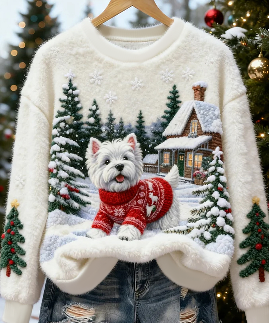 Luna™ | Neulepaita koirakuviolla