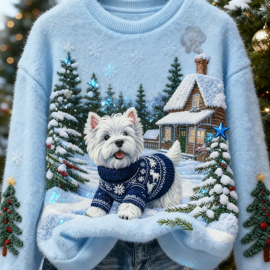 Lucia™ | Neulepaita koirakuviolla