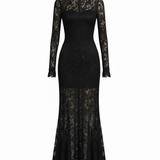 Veronika™ | Musta pitsimaksimekko